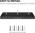 UNITEDPOWER Pliers Holder, Wall Mount Storage Rack Organizer for Workshop, Shed, Garage, Home, Stores up to 12 Pliers or Smal