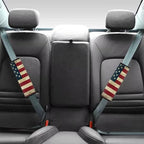 Forchrinse Pink Strawberry Floral Car Seat Belt Cover,4 Pack Car Seat Strap Cover Pad Travel Cushion,Soft Strap Shoulder Pad for Women Girls