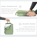 BAGAIL 6 Set Ultralight Compression Packing Cubes Packing Organizer for Travel Accessories Luggage Suitcase Backpack