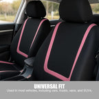 BELOMI Car Seat Covers Only, Breathable Premium Cloth Auto Seat Cover, Universal Front and Rear Seat Covers, Automotive Inter