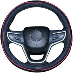 Mayco Bell 2019 New Microfiber Leather Car Extra Large Steering Wheel Cover for Big Trucks (20'',Red)