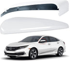 Driver Side Mirror Cover Replacement for Honda Civic 2016-2021, Insight 2019-2021 - Left Side Mirror Covers, Rear View Mirror Cap White