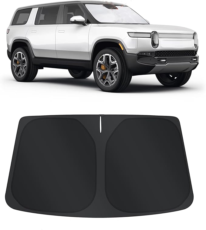 TINGLU Sun Shade for Chevrolet/Chevy Colorado Pickup Truck Prime 2023 2024 2025 2026 Accessories Windshield Sun Shade Window Shade UV Rays Protection Sun Visor Cover