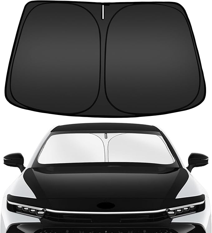 ARISMOTOR Windshield Sun Shade for Toyota Crown 2023-2025 2026/Toyota Crown Signia 2025-2026, Custom Fit Foldable Front Window Sunshade Sun Visor Protector, Block UV Rays Keep Your Car Cooler