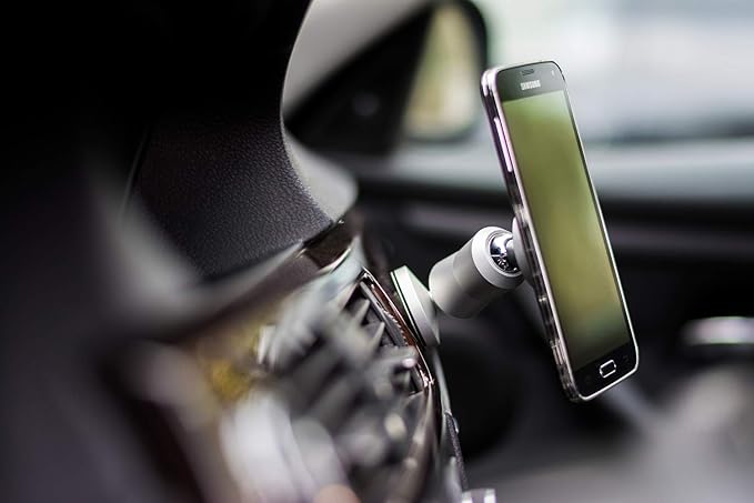 The Original Dual Magnetic Movable Phone Holder and Tablet Mount (Gold)