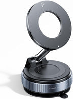 2026 Upgraded Vacuum Magnetic Car Phone Holder 360° Reinforced 96LBS Ultra Suction Cup Phone Mount for MagSafe Cell Phone Holders for Your Car/Gym/Mirror Mount for iPhone & Android
