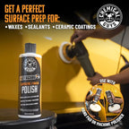 Chemical Guys InSynchro V45 Polish - 16 oz Medium Cut Car Polish for Cars, Trucks, SUVs, Motorcycles, and RVs - Removes Light Scratches, Swirls, and Haze - Restores Color Depth and High Gloss Finish