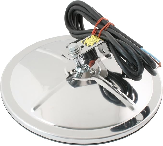 Grand General 33081 Stainless Steel 8" Convex Blind Spot Mirror with "L" Bracket