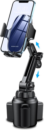Miracase Universal Cup Phone Holder for Car, [Upgraded Version] Adjustable Long Neck Car Cup Holder Phone Mount Cradle Friendly Compatible with iPhone Samsung Google and All Smartphones, Blue