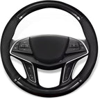 1 Pack Car Breathable Steering Wheel Cover, Wear -Resistant Steering Wheel Sleeve, Carbon Fiber Non-Slip Steering Wheel Protector, Four Seasons Universal Steering Wheel Set (Circular)