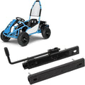 Seat Slide Rails 2PCS High-Strength Adjustable High Accuracy for UTV Kart Four Wheel Off Road with Comfortable Easy-Grasp Handle