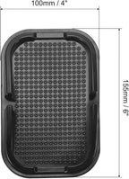 HARFINGTON 2pcs Car Dashboard Anti-Slip Mat 6" x 4" Universal Sticky Dash Pad Washable Reusable Car Non-Slip Mats for Phone K