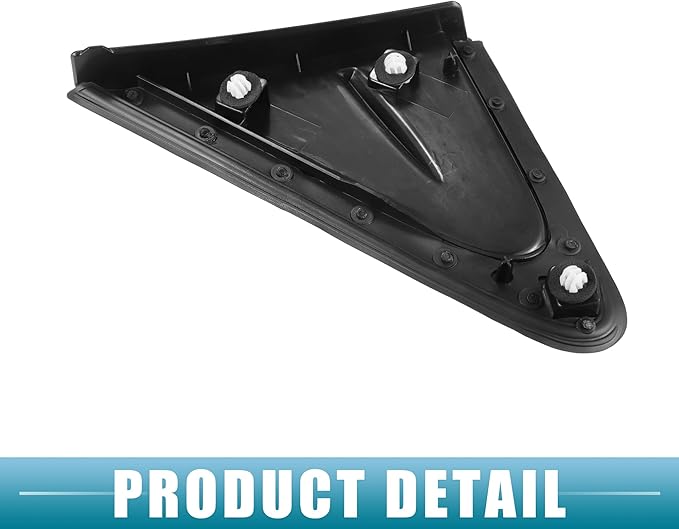 Front Right Door Mirror Corner mudguard Triangle Cover Trim No.60117-02370 Rearview Triangle Trim Panel for Toyota Corolla 2019-2021 Plastic Black