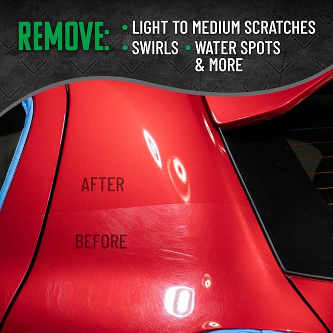 Chemical Guys Insynchro Scratch & Swirl Remover - One Step Compound & Polish for Paint Correction - Removes Fine Scratches, Swirls & Oxidation from Cars, Trucks, SUVs, Motorcycles & More, 16 oz
