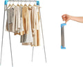 Travel Garment Rack ,Portable and Foldable，Folding Clothes Rack for Dance,Travel,Camping, Drying,RV, Indoor,Outdoor. A Collap