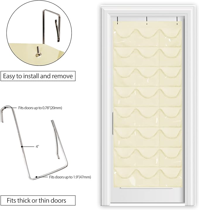 Dofilachy Hat Rack - Hat Organizer - Hat Racks for Baseball Caps, Visible Hat Holder - Baseball Hat Rack for Wall Door with 3