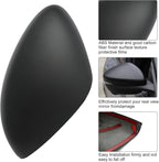 ROCCS Compatible with 2021-2023 Mustang Mach-E Side Mirror Cover Caps Auto Car Mirror Cover Rearview Mirror Guard Covers Replacement Door Side Exterior Decoration Trims Accessories(Matte Black)