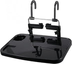 Car Steering Wheel Desk Compatible with Ford F150 F250 F350 F-150 F-250 F-350, Foldable Back Seat Tray Table, Car Steering Wheel Tray for Laptop Eating Writing, Travel Car Accessories,A