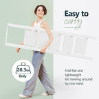 WOA WOA 5 Step Ladder for 10 Feet High Ceiling, Lightweight Foldable Ladder with Non-Slip Wide Pedals, Step Stool with Safe H