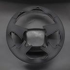 MEWANT DIY Black Smooth Artificial Leather Steering Wheel Cover for Chevy Silverado 1500 Astro Blazer C/K Kodiak S10