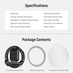 NEEWER Foldable Continuity Camera Mount with Cold Shoe for MagSafe iPhone 15 Pro Max 14 13 12 MacBook Air 13" M1, MacBook Air 2018-2020, MacBook Pro 13" M1/M2, MacBook Pro 13" 2017-2020, PA031