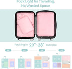 Cambond Compression Packing Cubes for Travel - Lightweight Expandable Travel Bags Luggage Organizers Travel Essentials Compre