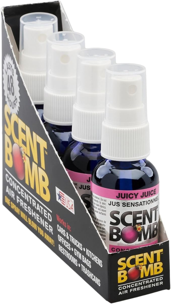 Scent Bomb Air Freshener Spray, Long-Lasting Odor Eliminator - Effective Deodorizer for Home & Car, Fresh Room Spray for Kitc