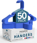 Utopia Home Plastic Hangers 50 Pack - Perfect Space Saving Clothes Hanger - Durable and Strong - Perfect Closet Organizers wi