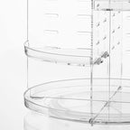 HBlife 360 Rotating Makeup Organizer Adjustable Carousel Large Capacity Revolving Perfume Organizer Skincare Organizers Cosme