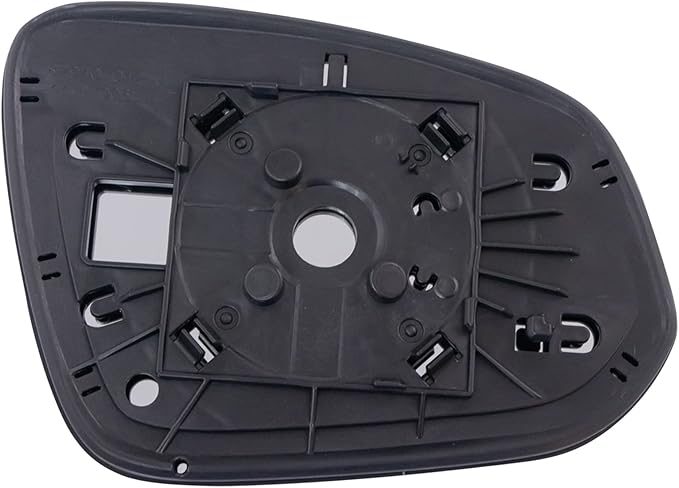 TRQ Driver Side Mirror Glass with Backing Plate Non-Heated Clear Compatible with 2013-2015 Toyota RAV4 TO1324121