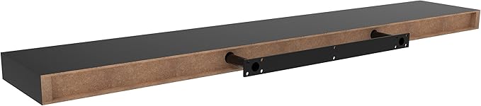 Ballucci Floating Shelf, 36" Wood Wall Shelf with Invisible Brackets for Bathroom, Living Room, Bedroom, Kitchen, Nursery, 6"