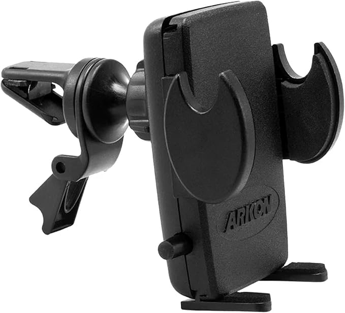AutoExec Wheelmate Car Steering Wheel Tray Vehicle Desk, Black with Phone Vent Clip