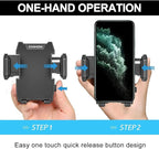 EXSHOW Phone Holder for Car CD Slot, One-Hand-Available CD Player Cell Phone Mount for iPhone 11 Pro Max 11 XR XS 8 Plus 7 6S SE, Samsung S10+ S10e S10 S9 N9 S8 Note10 10+ Plus, Google, LG, Moto etc