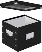 Snap-N-Store Letter-Size File Box, Black (SNS01533)