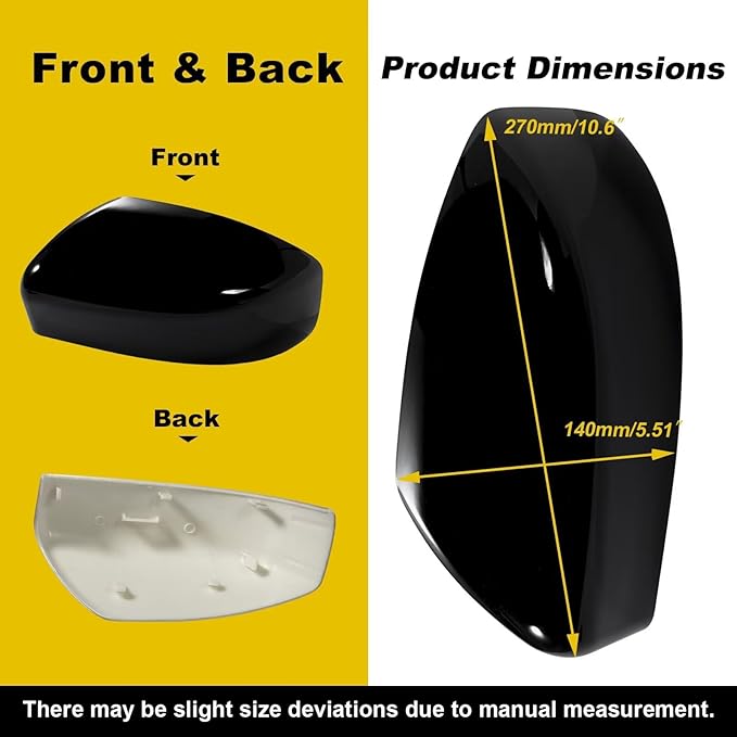 Car Door Side Rearview Mirror Cover Compatible With Nissan Sentra 2013 2014 2015 2016 2017 2018 2019 Housing Rearview Mirror Protective Cover White Right Side