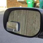 Ampper Blind Spot Mirror Rectangular, HD Glass Frameless Stick on Adjustabe Convex Wide Angle Rear View Blind Spot Car Mirror for Car Blind Spot, Pack of 4
