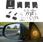 Auto Auxiliary Monitoring,24GHZ Blind Spot Detection Ultrasonic Sensor Kit Rear Cross Traffic Alert System for Car