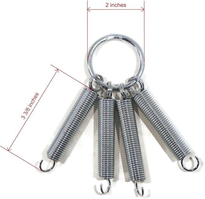 The ROP Shop Set of 2 Tire Chain Tensioners Universal for ATV/UTV, Lawn & Garden Tractors, Snow Blowers. Fits 13x5x6 to 29x12