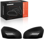 A-Premium 2 PCS Driver and Passenger Side Rearview Mirror Covers Caps - Compatible with Honda HR-V 2023 2024 2025 - Smooth Black, Without Turn Signal Hole