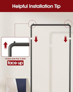 Sakugi Clothes Rack - Clothing Rack with Storage Mesh Shelf & Casters, Heavy-Duty Metal Clothing Rack for Hanging Clothes, Dr