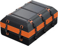 Premium Car Roof Bag, 20 Cubic Heavy Duty Cargo Carrier Bag for All Cars with/Without Rack, Waterproof Car Roof Cargo Carrier with Anti-Slip Mat, 6 Door Hooks, Luggage Lock
