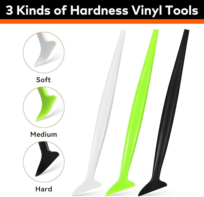 WRAPXPERT Vinyl Wrap Tool Kit,Car Wrap Kit Include Vinyl Wrap Gloves & Magnets,Utility Knife with Blades,Wrapping Paper Cutter,Felt Squeegee Corner Squeegee Window Tint Tools