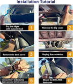 Fitcamx 2K Dual Dash Cam Suitable for RAM 1500 (Model B) 2019 2020 2021 2022 2023 2024 Rebel Big Horn Laramie, OEM Look, Fron