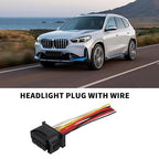 MUNIK Headlight Cable Repair Kit Headlight Plug Suitable Connector Wiring Harness 6925638 for BMW 1,2,3,4,5,6,7,I3,I8,M3,M4,X