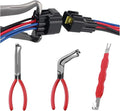3PCS Automotive Electrical Terminal Connector Separator Removal Tool,60°/Straight/Double Head Automotive Electrical Connector