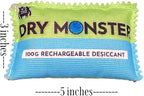 100g Rechargeable Desiccant 3 Pack - Ultimate Moisture Absorbing Bags | Rechargeable Silica | Protects Valuables from Rust,