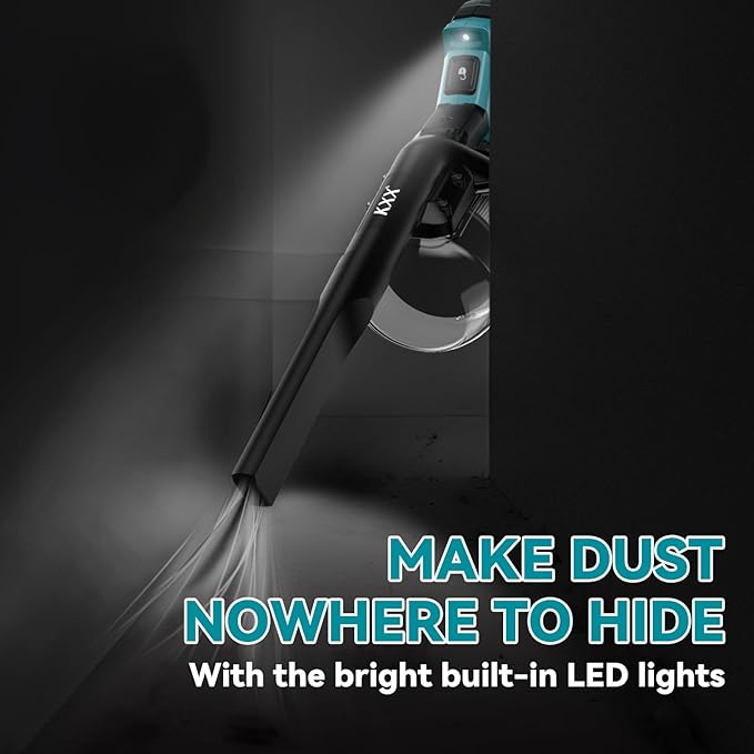 Cordless Vacuum for Makita 18V Battery, 5 in 1 Handheld Electric Vacuum Cleaner with 500W Powerful Motor, 46 CFM Portable Han