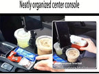4 in 1 Car Table Tray，Mobile Phone Holder Car Cup Holder Tray ，360° Rotation Cup Holder Tray for Car，Compatible with Vehicles