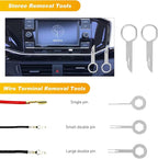 GOOACC 19Pcs Trim Removal Tool Set Panel Fastener Clips Removal Automotive Plastic Upholstery Pliers Removal Install Removal 
