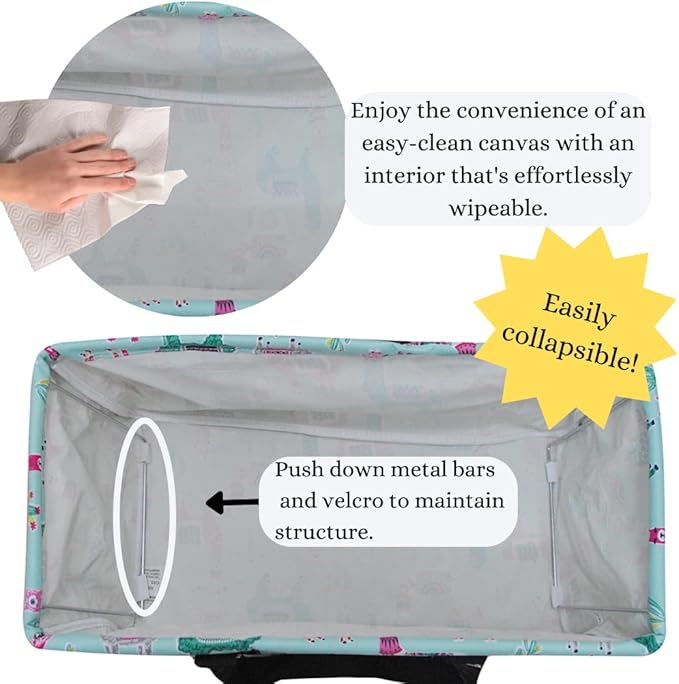 NGIL Extra Large Utility Tote Reusable Grocery Organizing Bag Oversized Collapsible for Storage, Picnic,Car, Beach (Llama Black)